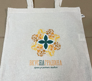 Снимка на Памучна Пазарска Чанта с размер 38х42 см. 6